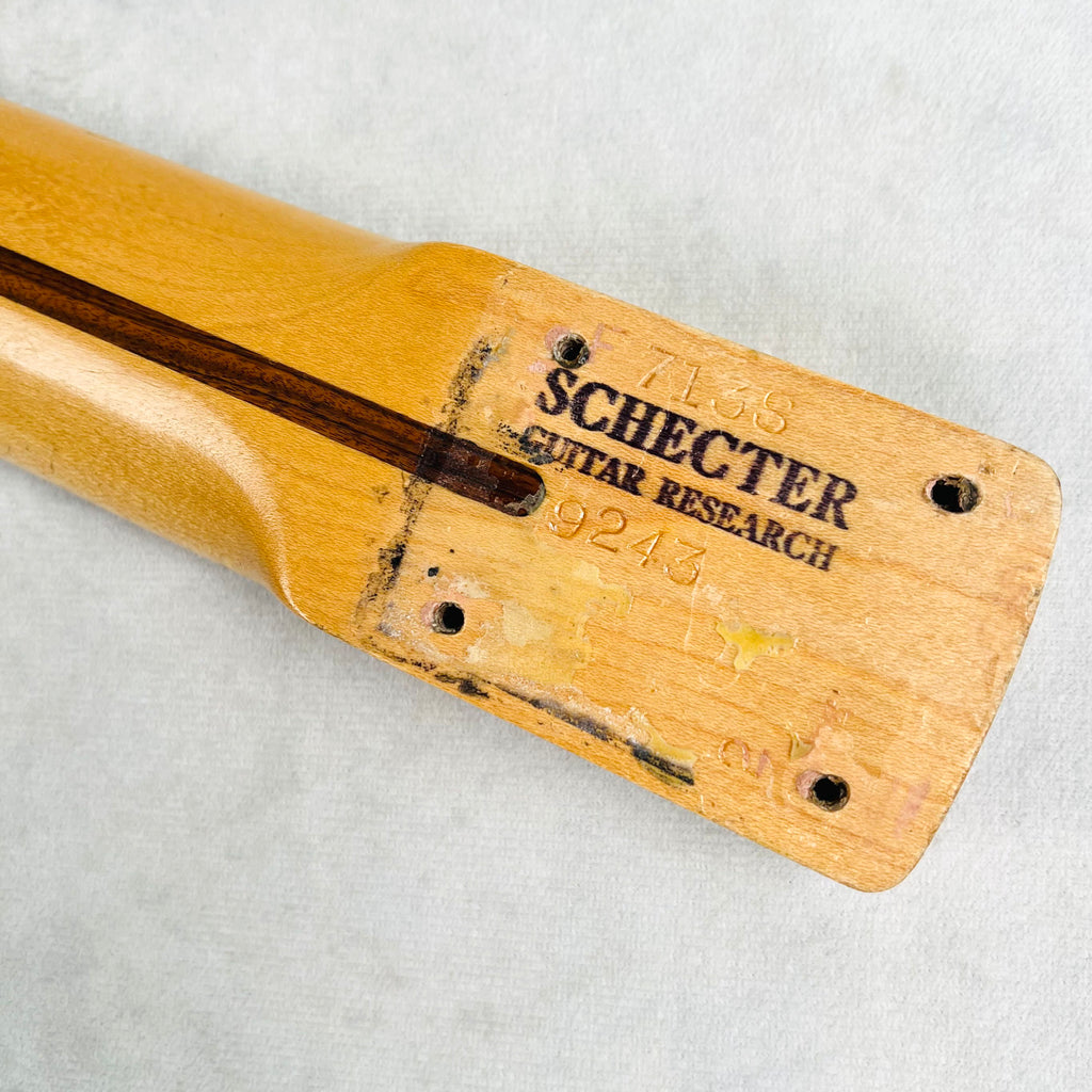Schecter S-Style Electric Guitar Neck Rosewood Fingerboard 1980 - Natural - 6