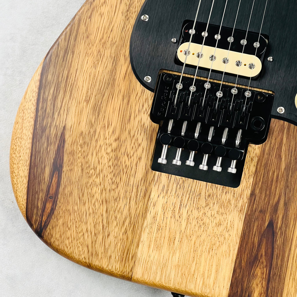 Schecter Sun Valley Super Shredder Exotic FR Black Limba 2024 - Natural - 4