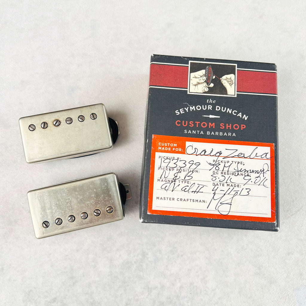 Seymour Duncan Custom Shop 78 & Whole Lotta Humbucker Pickup Set 2013 - Aged Nickel - 5