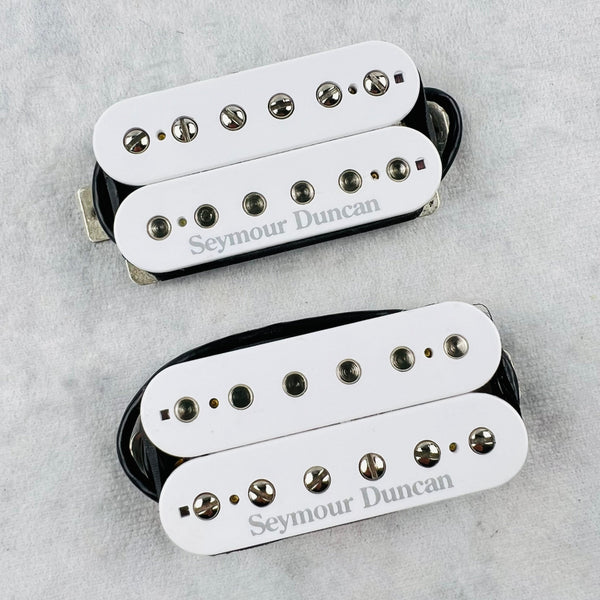 Seymour Duncan Pearly Gates Trembucker Humbucker Pickup Set - White - 1