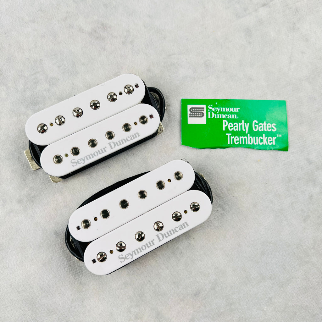 Seymour Duncan Pearly Gates Trembucker Humbucker Pickup Set - White - 6