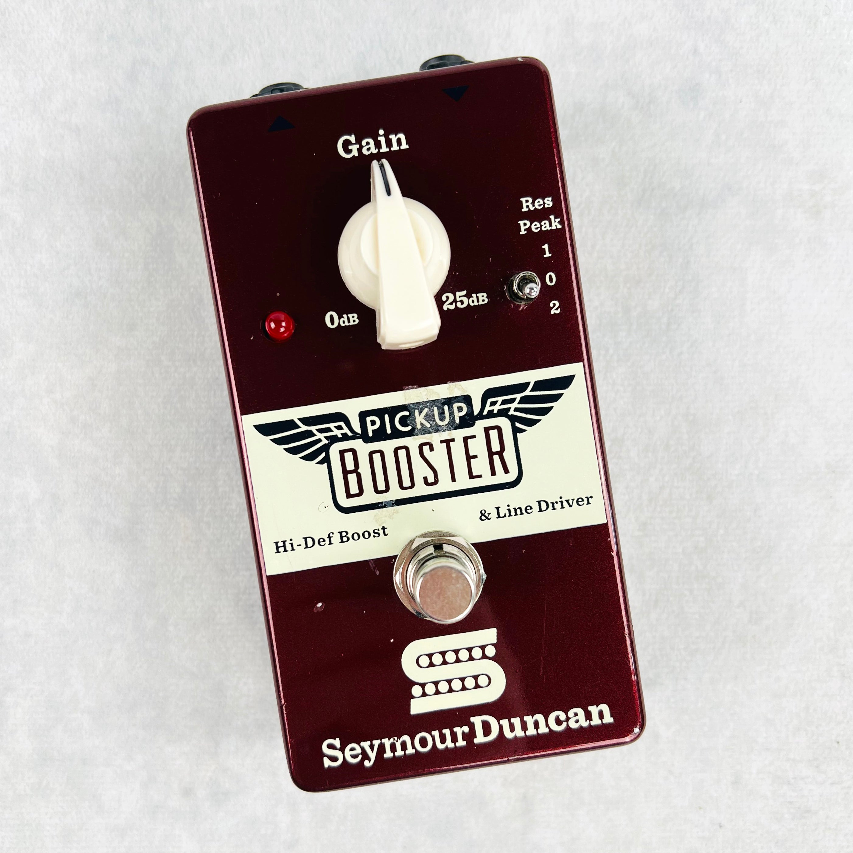 Seymour Duncan Pickup Booster Effects Pedal - Dark Red | Tone Wolf