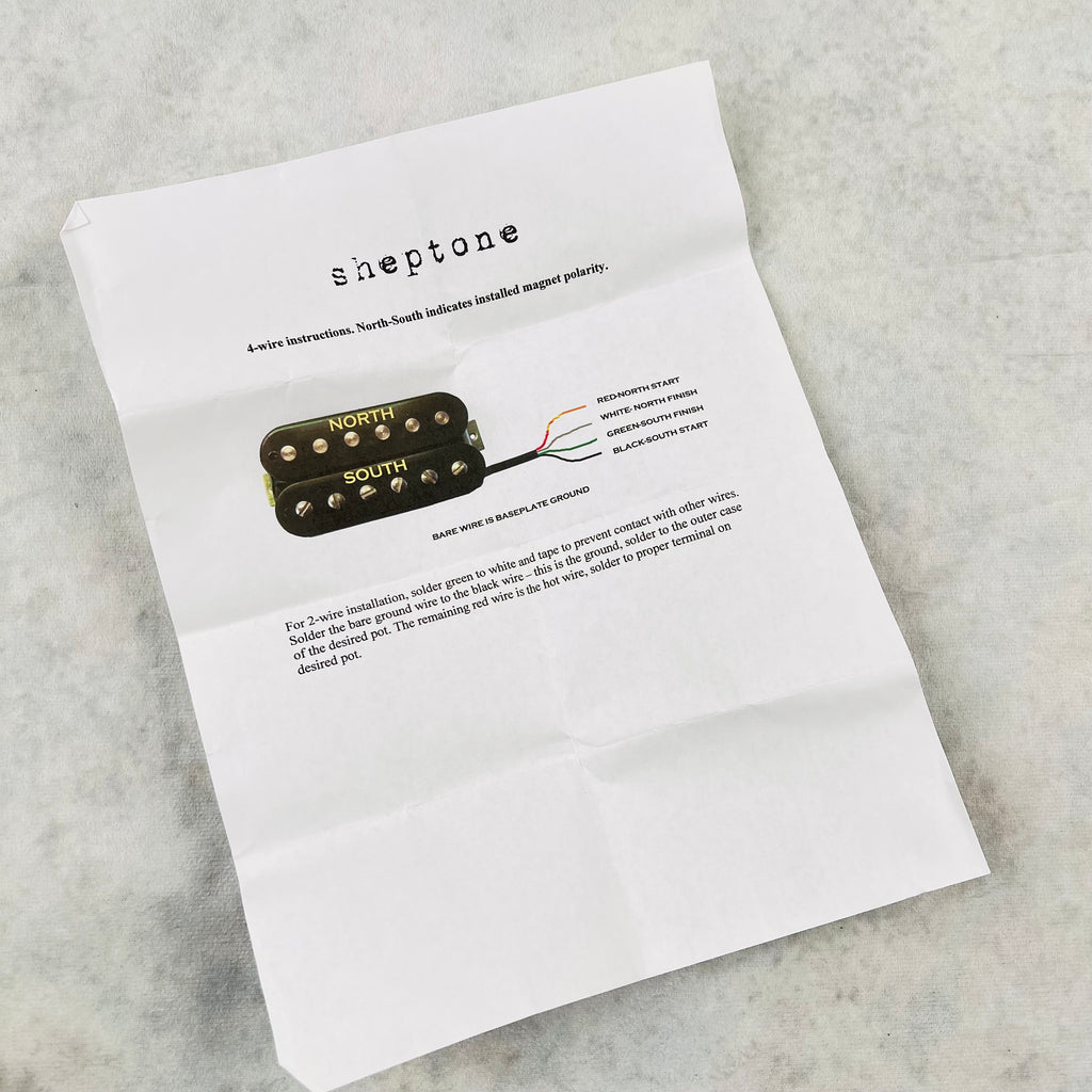 Sheptone Tribute Humbucker Pickup Set - Nickel - 5