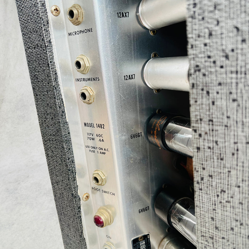 Silvertone 1482 1x12" Combo Amplifier 1963 - Gray - 14