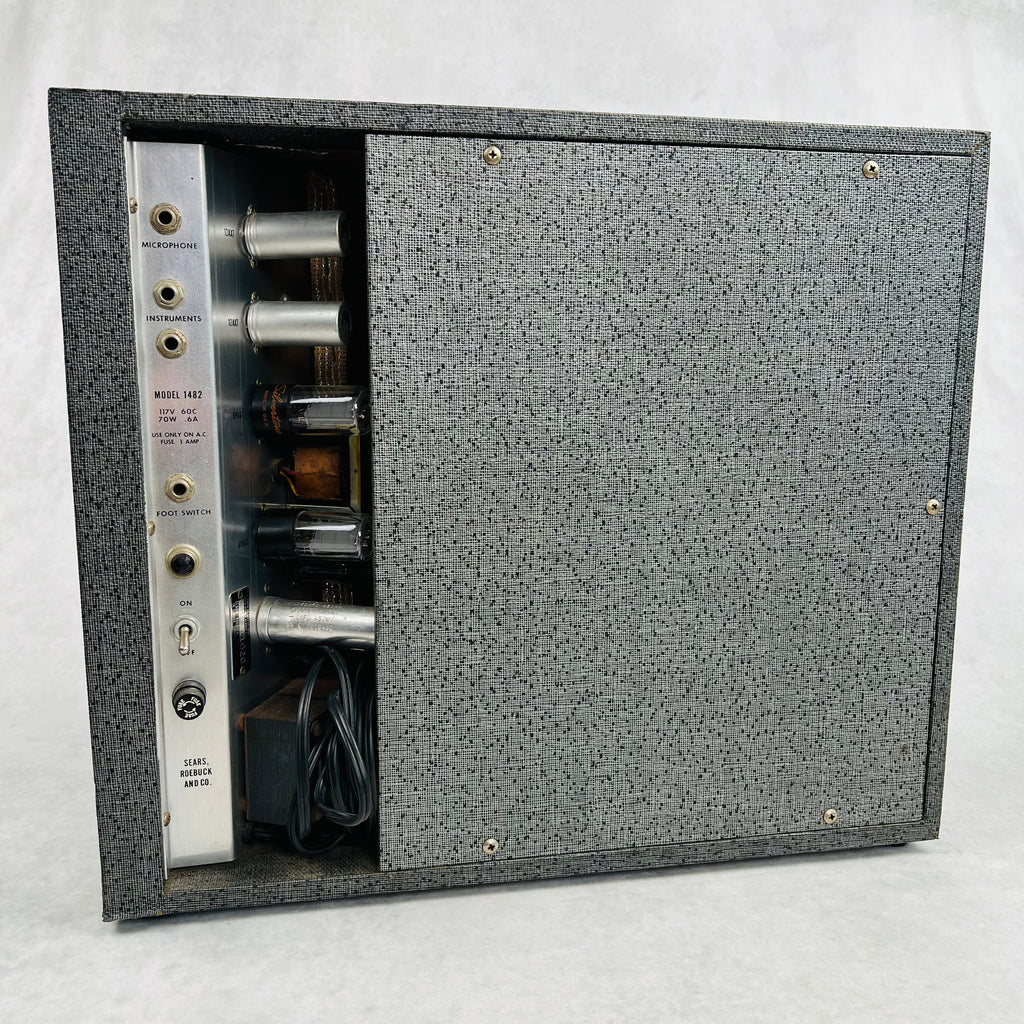 Silvertone 1482 1x12" Combo Amplifier 1963 - Gray - 9