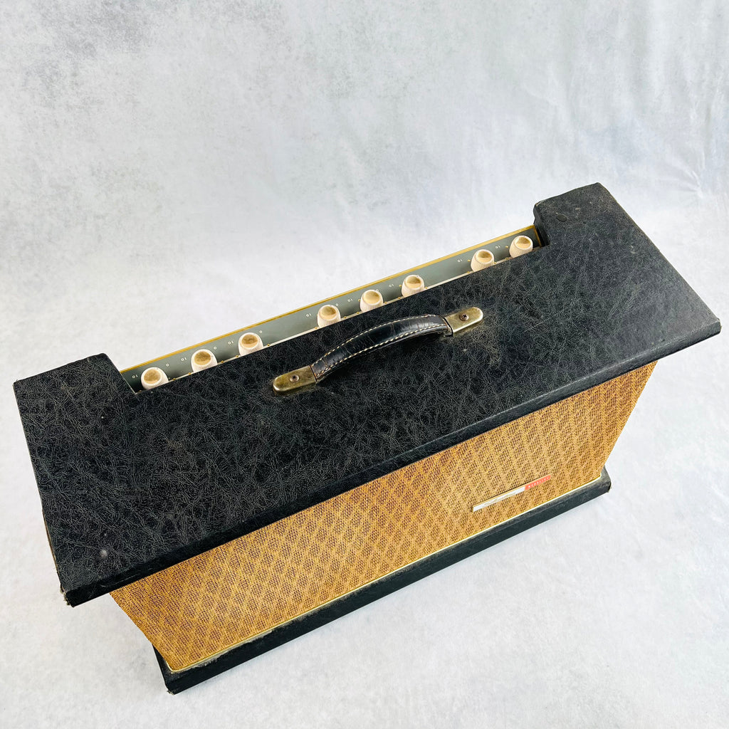 Silvertone Model 1434 Medalist 2x12" Combo Amplifier 1960s - Black - 2