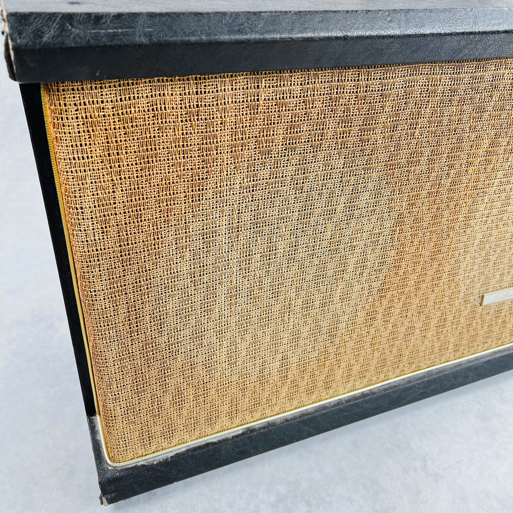 Silvertone Model 1434 Medalist 2x12" Combo Amplifier 1960s - Black - 3