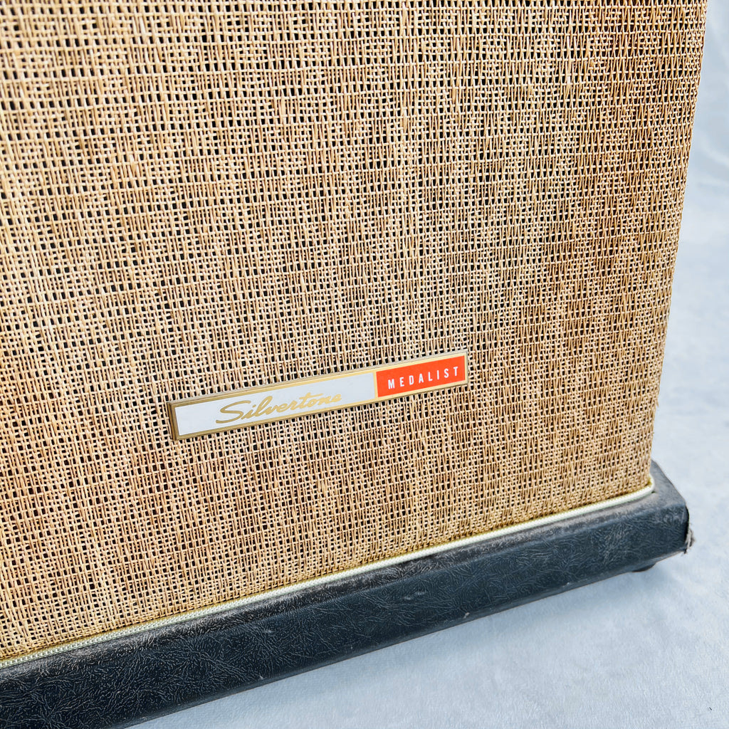 Silvertone Model 1434 Medalist 2x12" Combo Amplifier 1960s - Black - 5