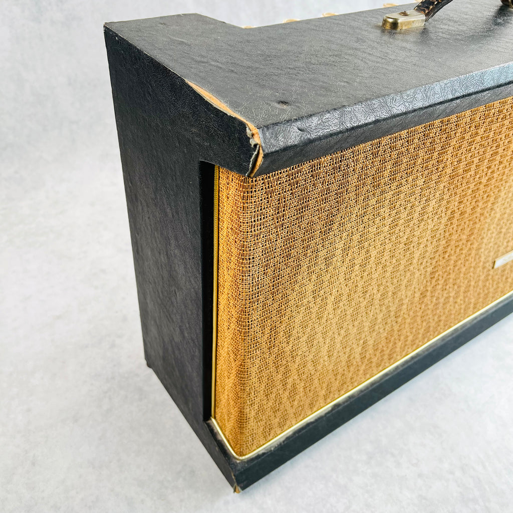 Silvertone Model 1434 Medalist 2x12" Combo Amplifier 1960s - Black - 6