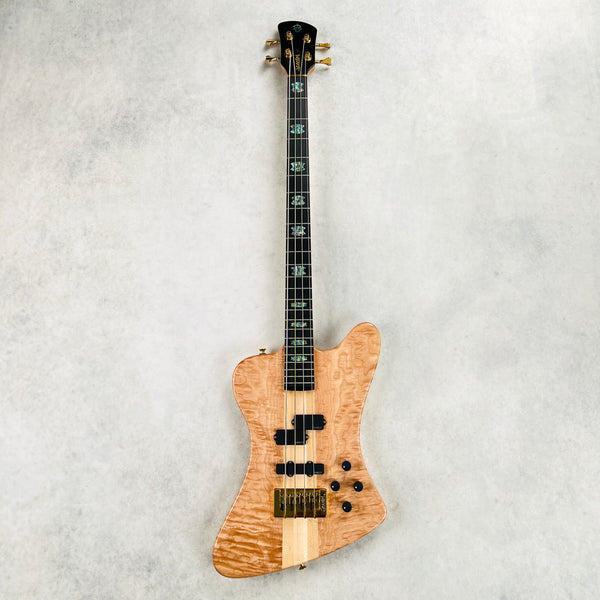 Spector 4X USA Quilt Maple 4-String Bass 2025 - Natural - 2