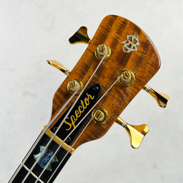Spector USA NS-2 Bastogne Walnut 4-String Bass 2021 - Natural - 11