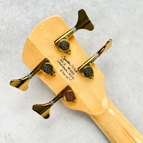 Spector USA NS-2 Bastogne Walnut 4-String Bass 2021 - Natural - 17