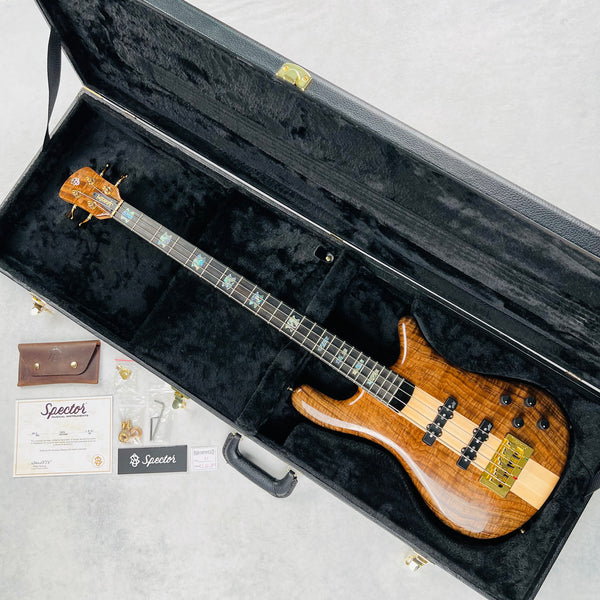 Spector USA NS-2 Bastogne Walnut 4-String Bass 2021 - Natural - 19
