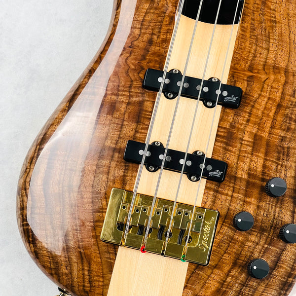 Spector USA NS-2 Bastogne Walnut 4-String Bass 2021 - Natural - 4