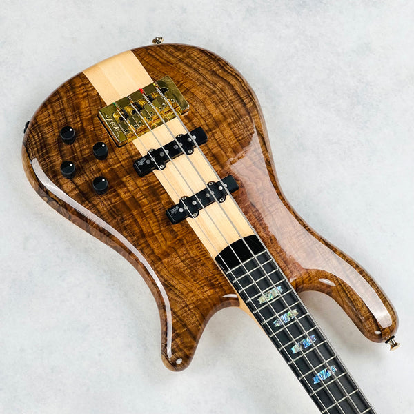 Spector USA NS-2 Bastogne Walnut 4-String Bass 2021 - Natural - 9