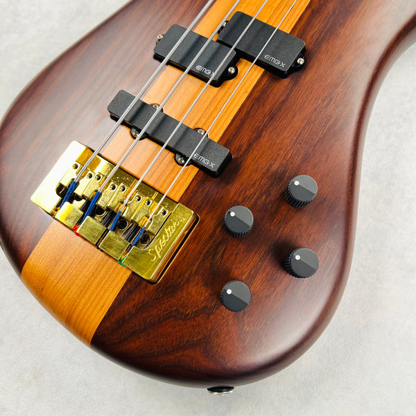 Spector USA NS-2 Roasted Ash 4-String Bass 2024 - Natural Matte - 5