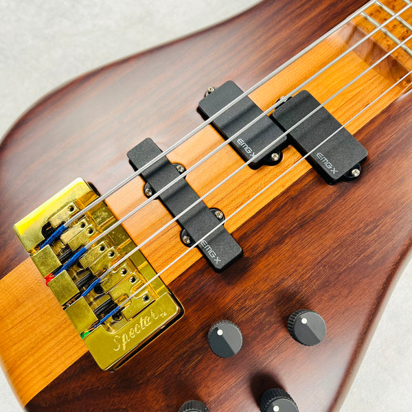 Spector USA NS-2 Roasted Ash 4-String Bass 2024 - Natural Matte - 7