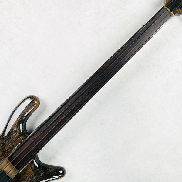 Spector USA NS-2 Spalted Maple Fretless 4-String Bass 2023 - Natural - 10