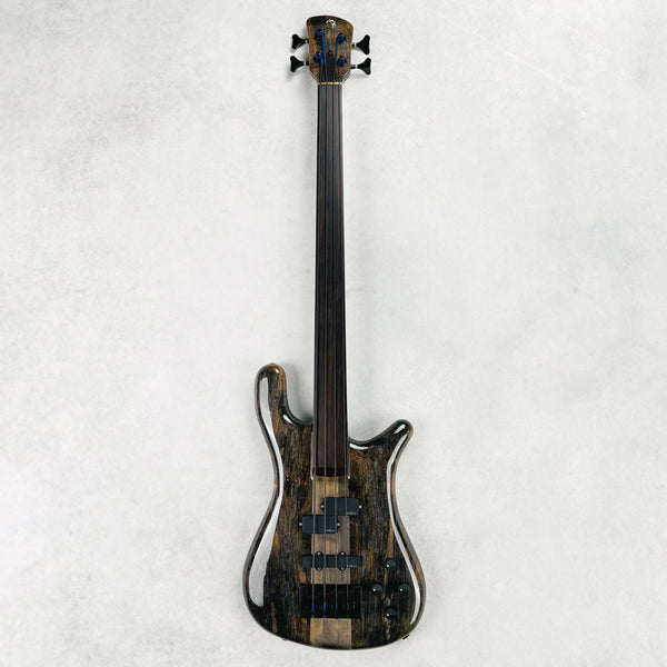 Spector USA NS-2 Spalted Maple Fretless 4-String Bass 2023 - Natural - 2