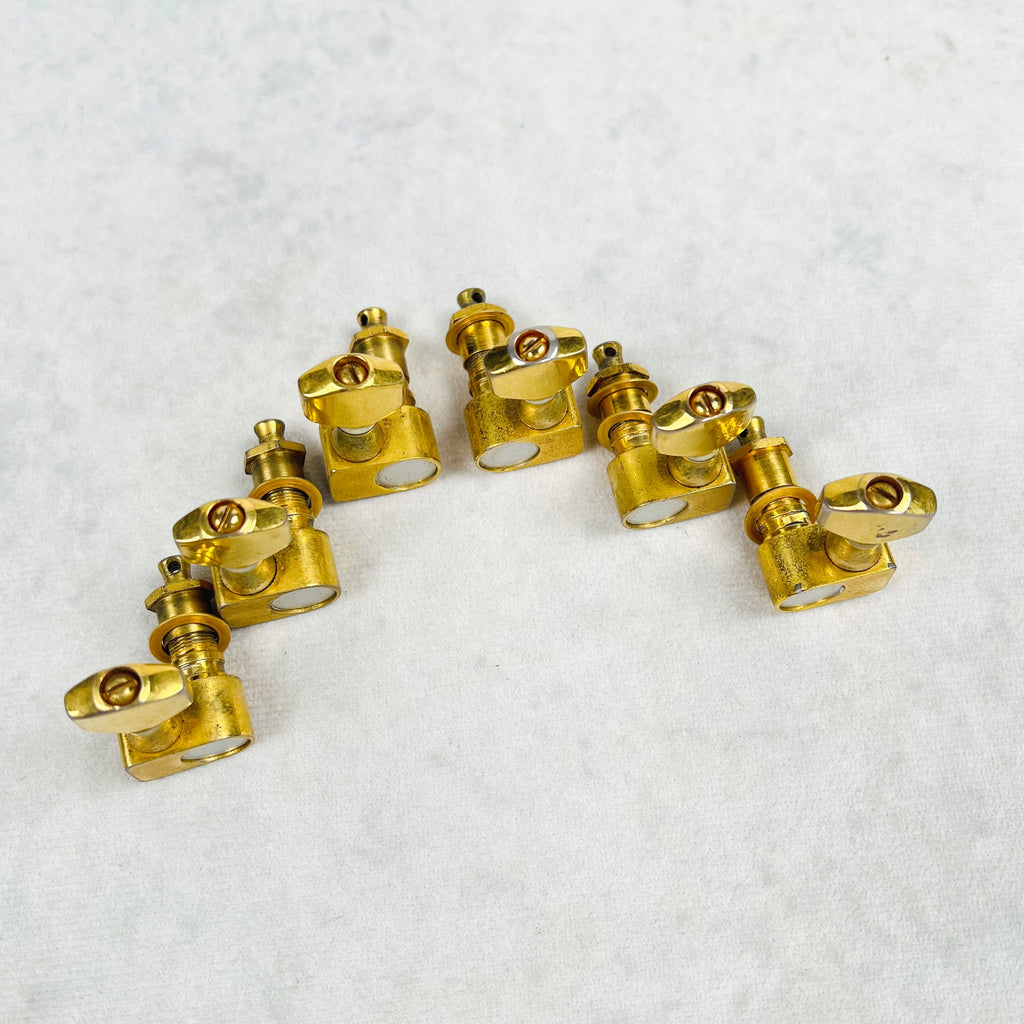 Sperzel 3x3 Non-Locking Tuning Machine Set - Gold - 2