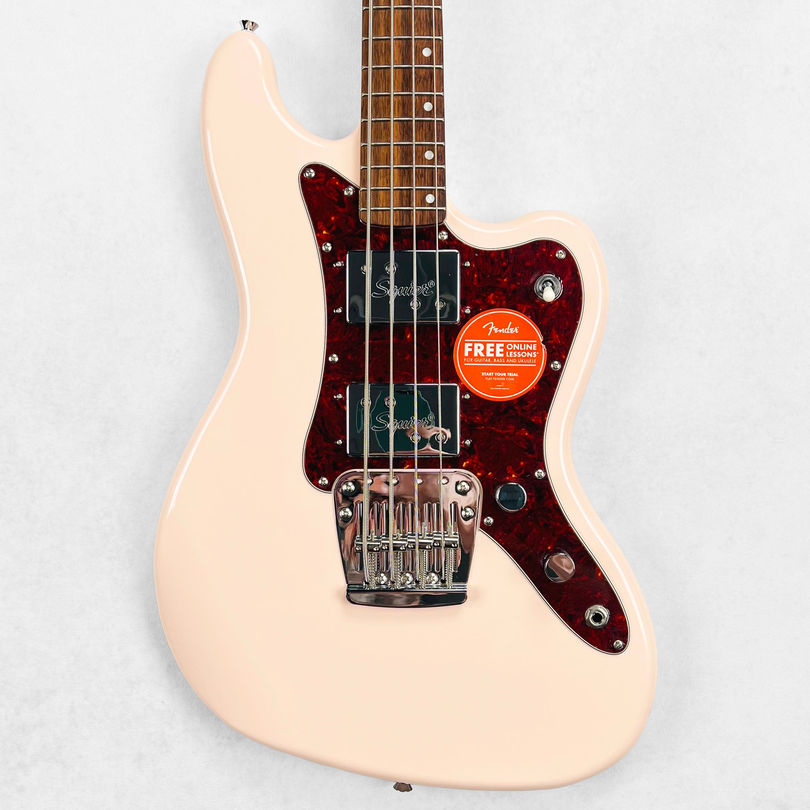 Squier Paranormal Rascal Bass HH - Shell Pink | Tone Wolf