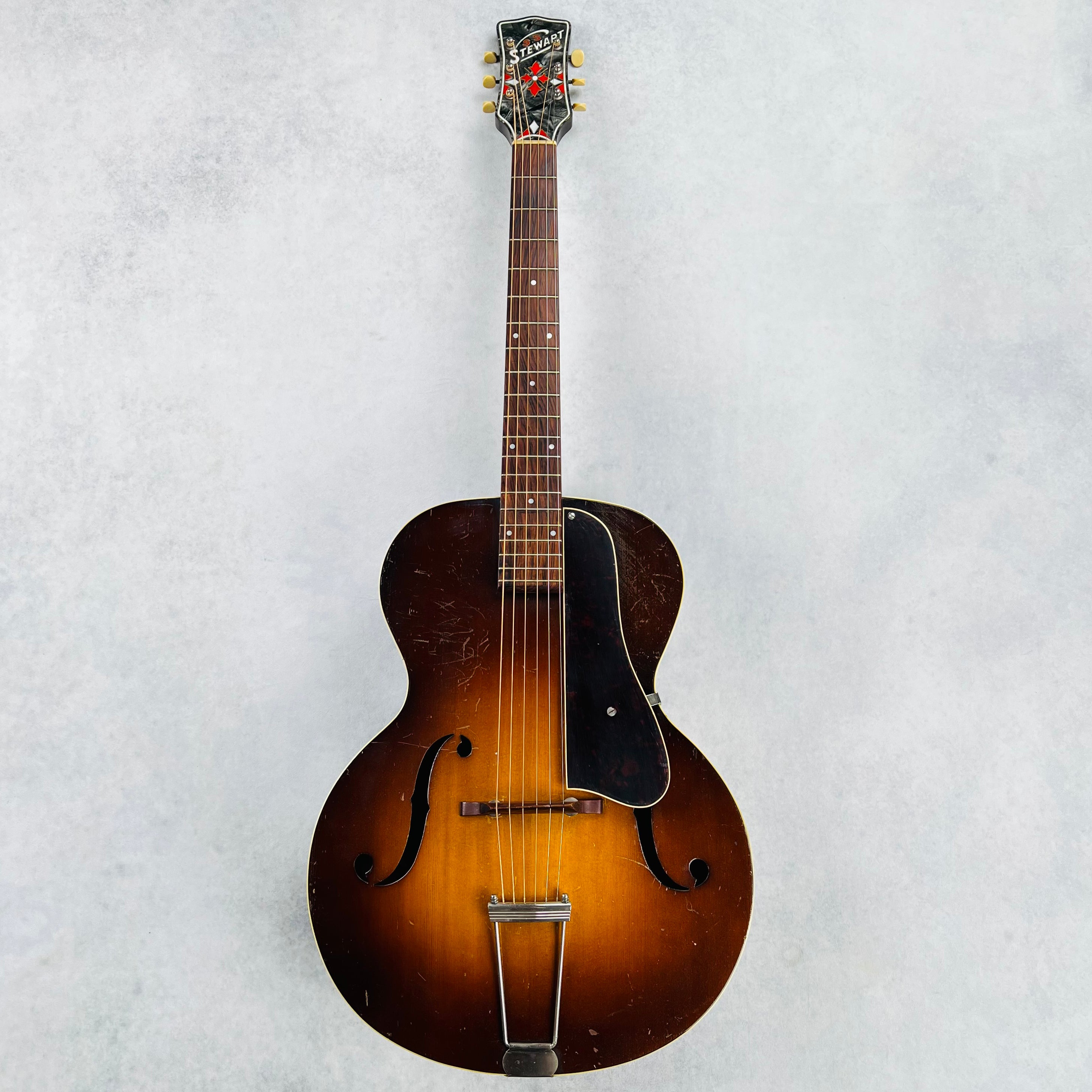 S.S. Stewart Archtop Guitar 1940s - Sunburst | Tone Wolf