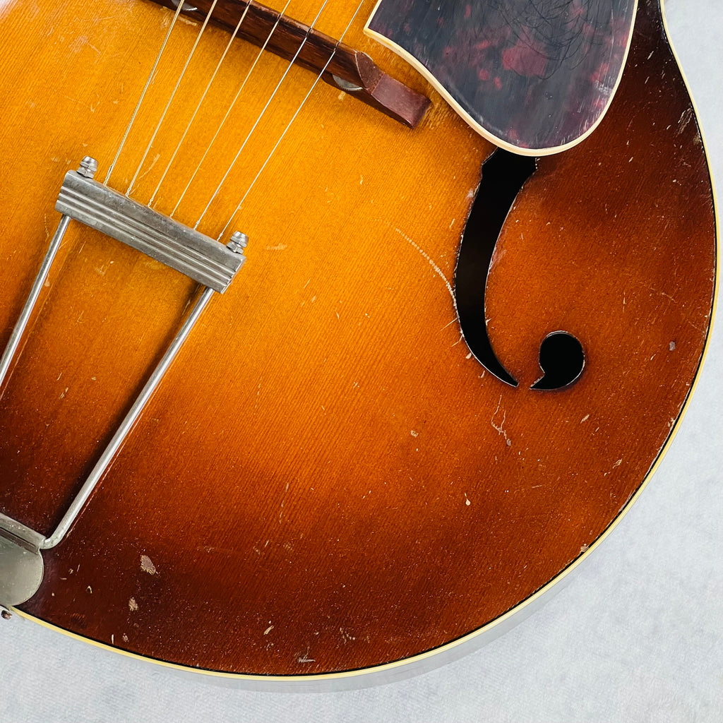 S.S. Stewart Archtop Guitar 1940s - Sunburst - 6