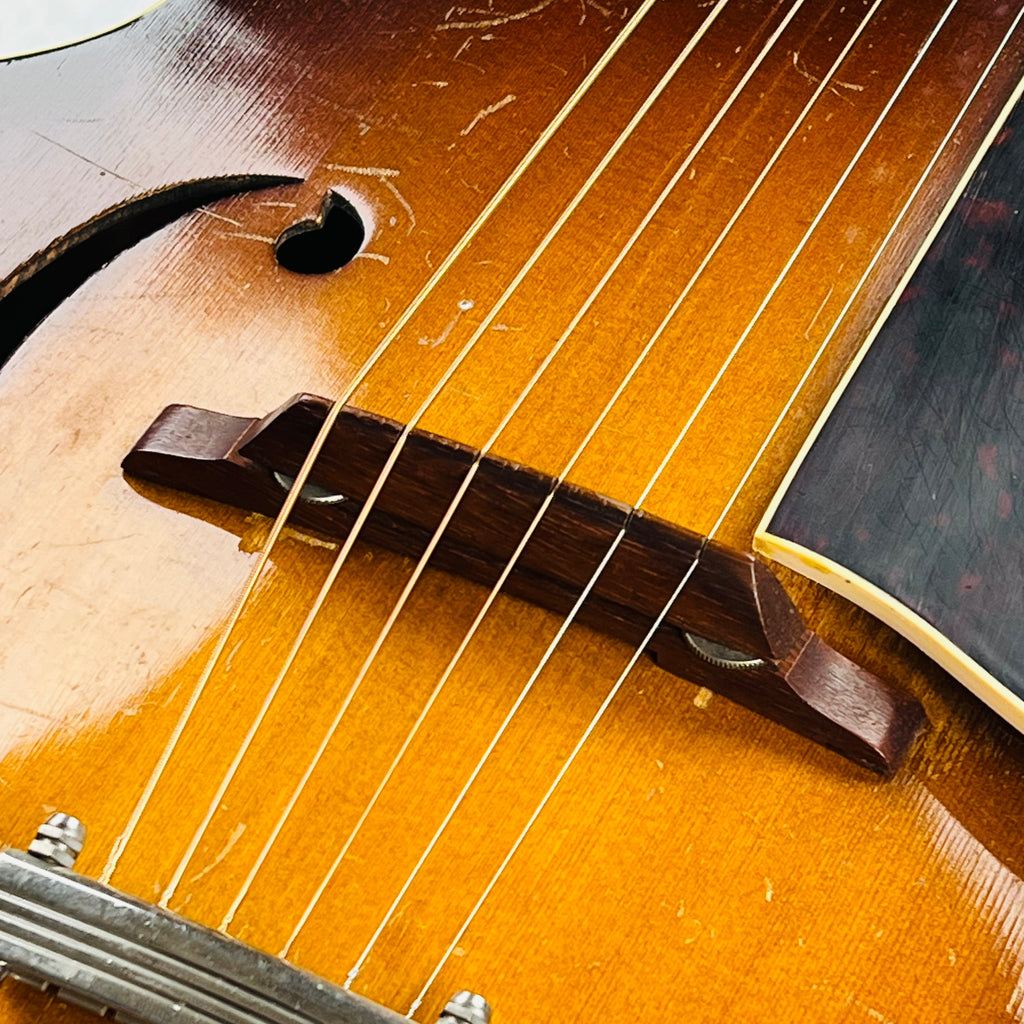 S.S. Stewart Archtop Guitar 1940s - Sunburst - 8