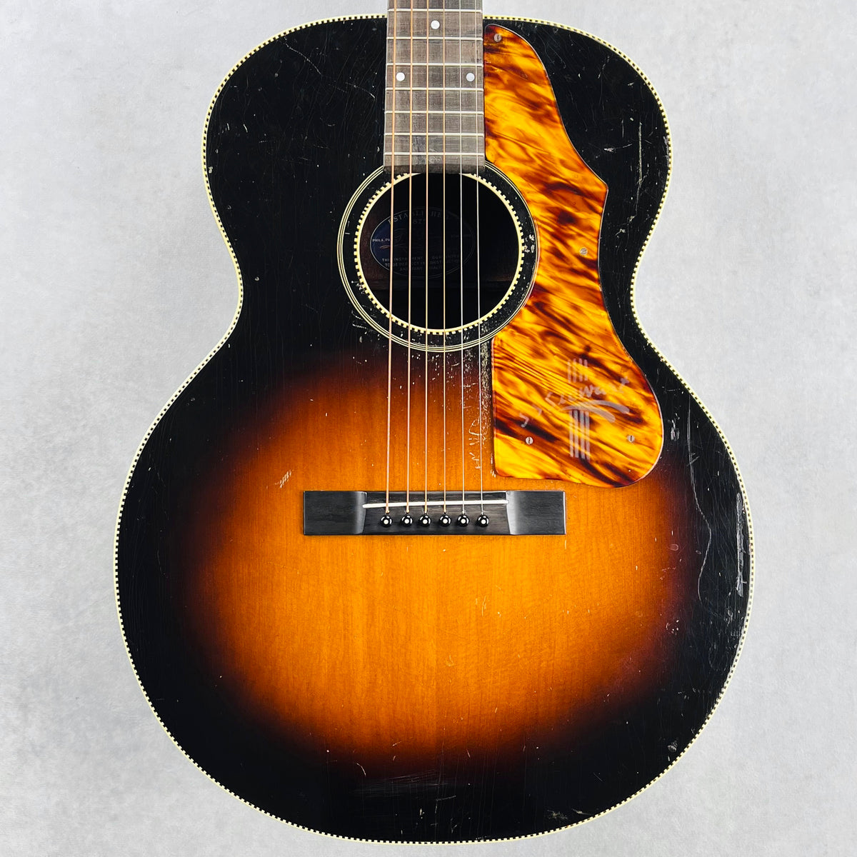 S.S. Stewart H-1130 Flat Top Acoustic 1940s - Sunburst | Tone Wolf