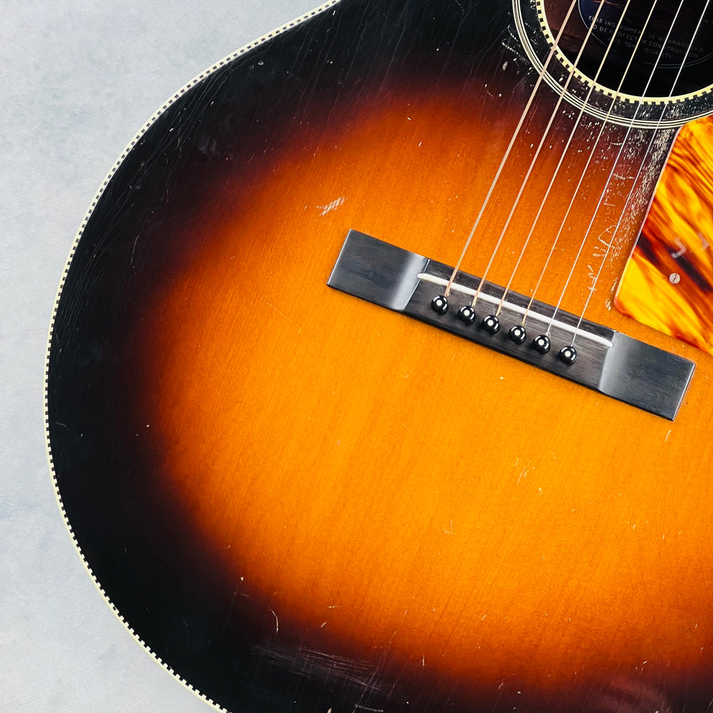 S.S. Stewart H-1130 Flat Top Acoustic 1940s - Sunburst - 4