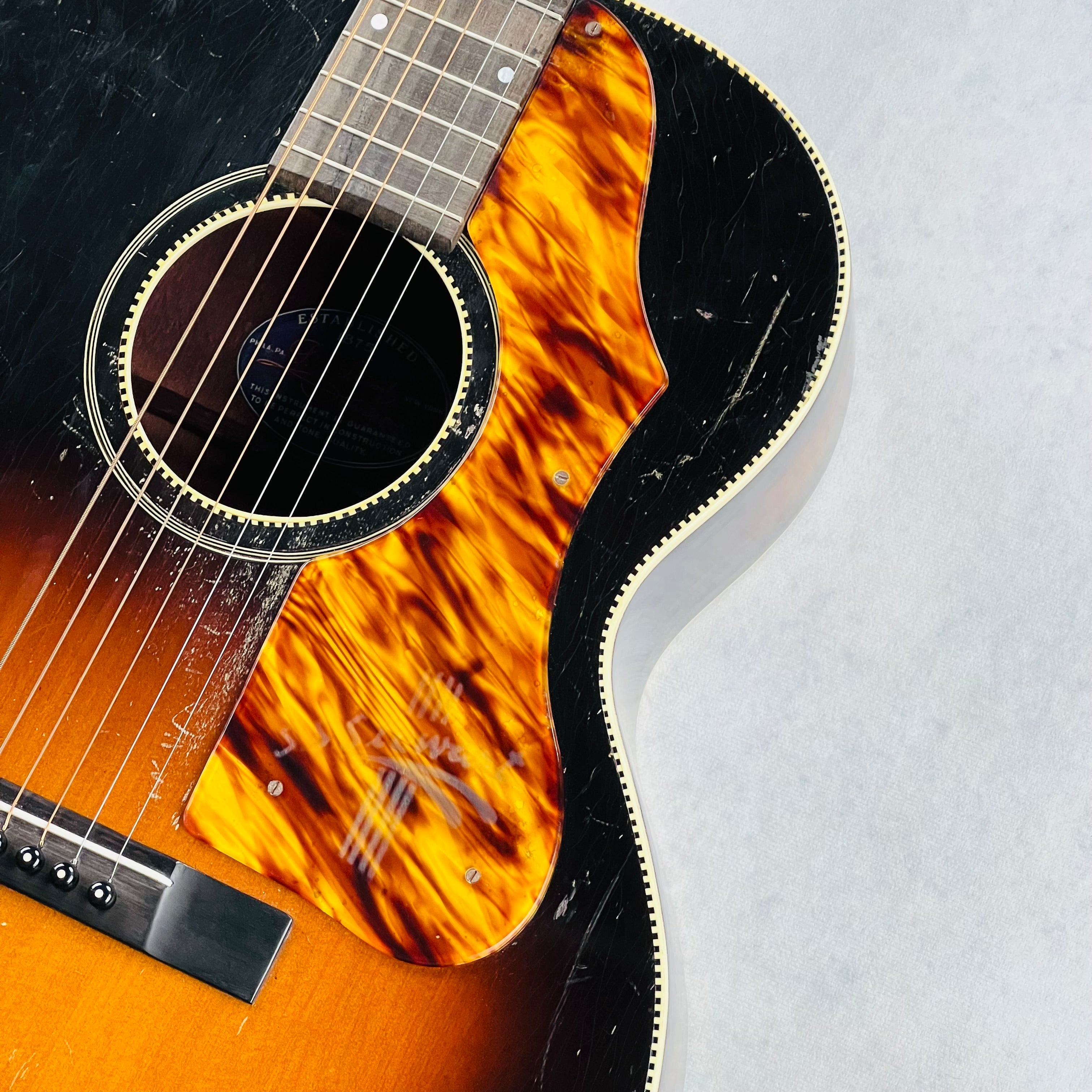 S.S. Stewart H-1130 Flat Top Acoustic 1940s - Sunburst | Tone Wolf
