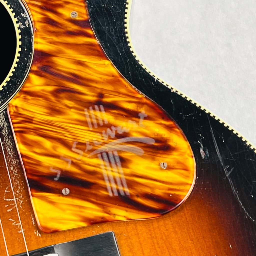 S.S. Stewart H-1130 Flat Top Acoustic 1940s - Sunburst - 8