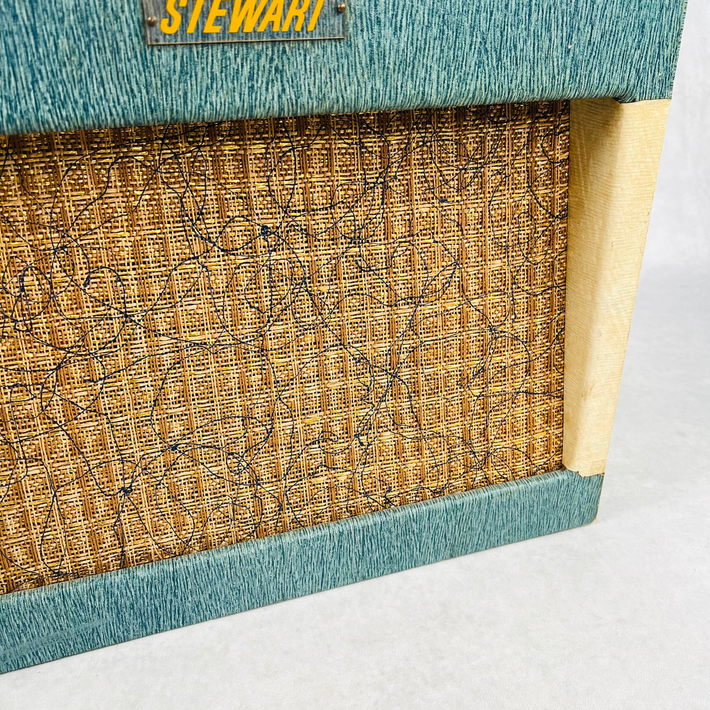 Stewart 1x10" Tremolo Combo Amplifier 1960s - Green & Cream - 4