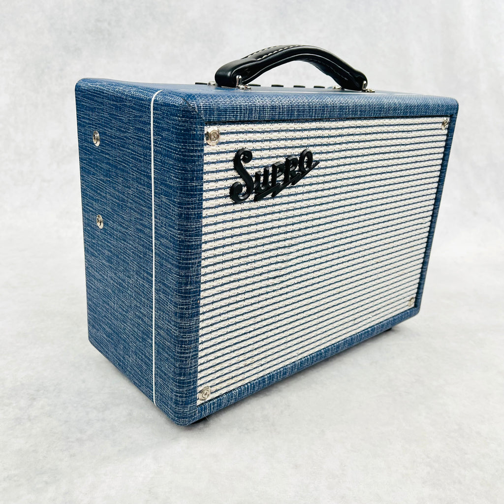 Supro 1605RJ '64 Reverb 5W 1x8" Combo - Blue - 6
