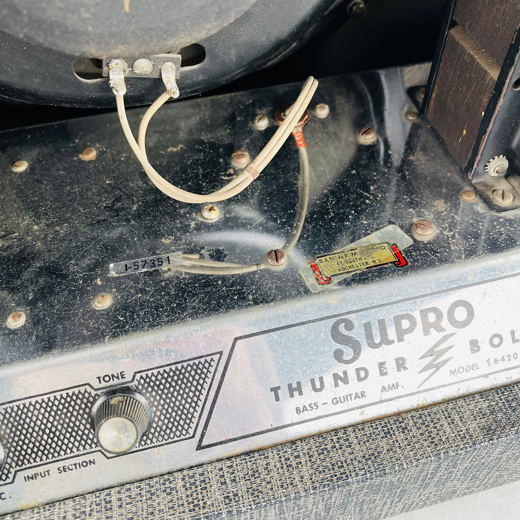 Supro Thunderbolt S6420 1x15" Combo Amplifier 1966 - Blue Rhino - 13