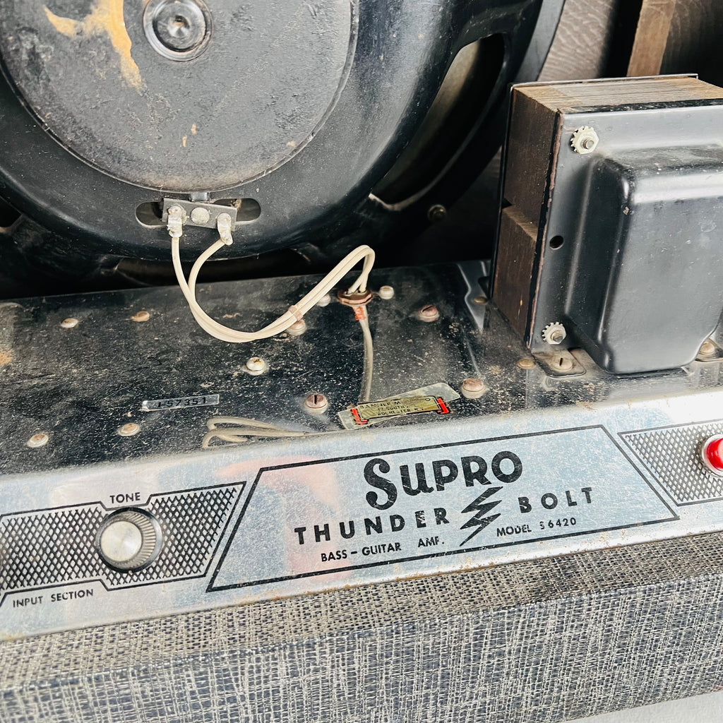 Supro Thunderbolt S6420 1x15" Combo Amplifier 1966 - Blue Rhino - 15