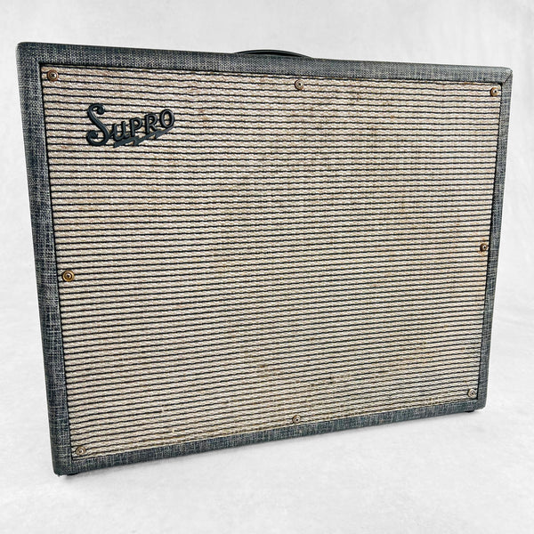Supro Thunderbolt S6420 1x15" Combo Amplifier 1966 - Blue Rhino - 1