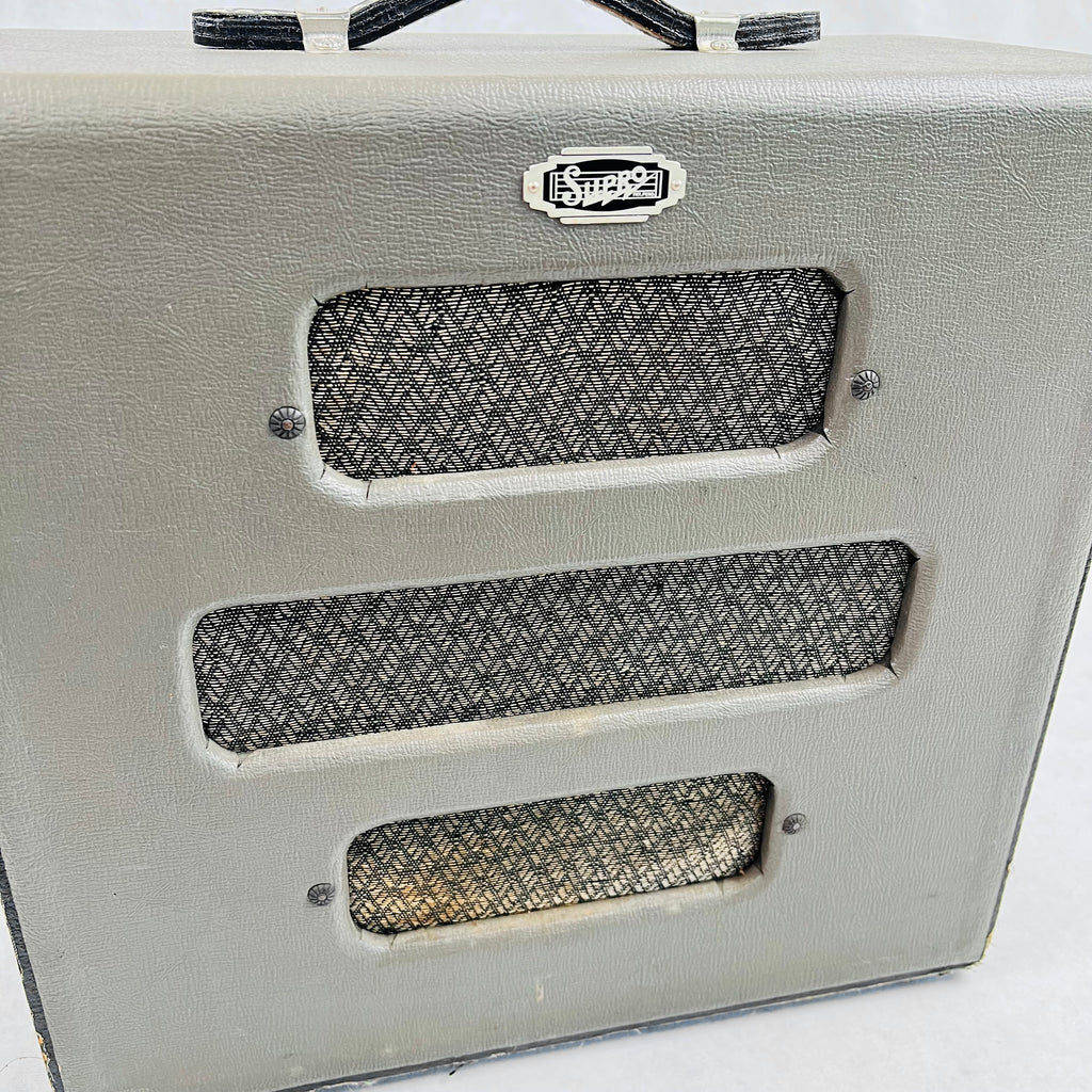 Supro Valco Chicago 51 1x10" Combo Amplifier 1947 - Gray - 3