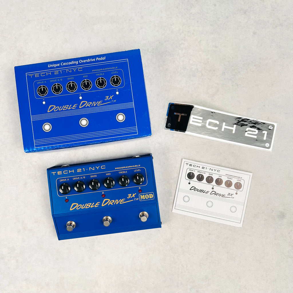Tech 21 Double Drive 3X Pedal 2010s - Blue - 7