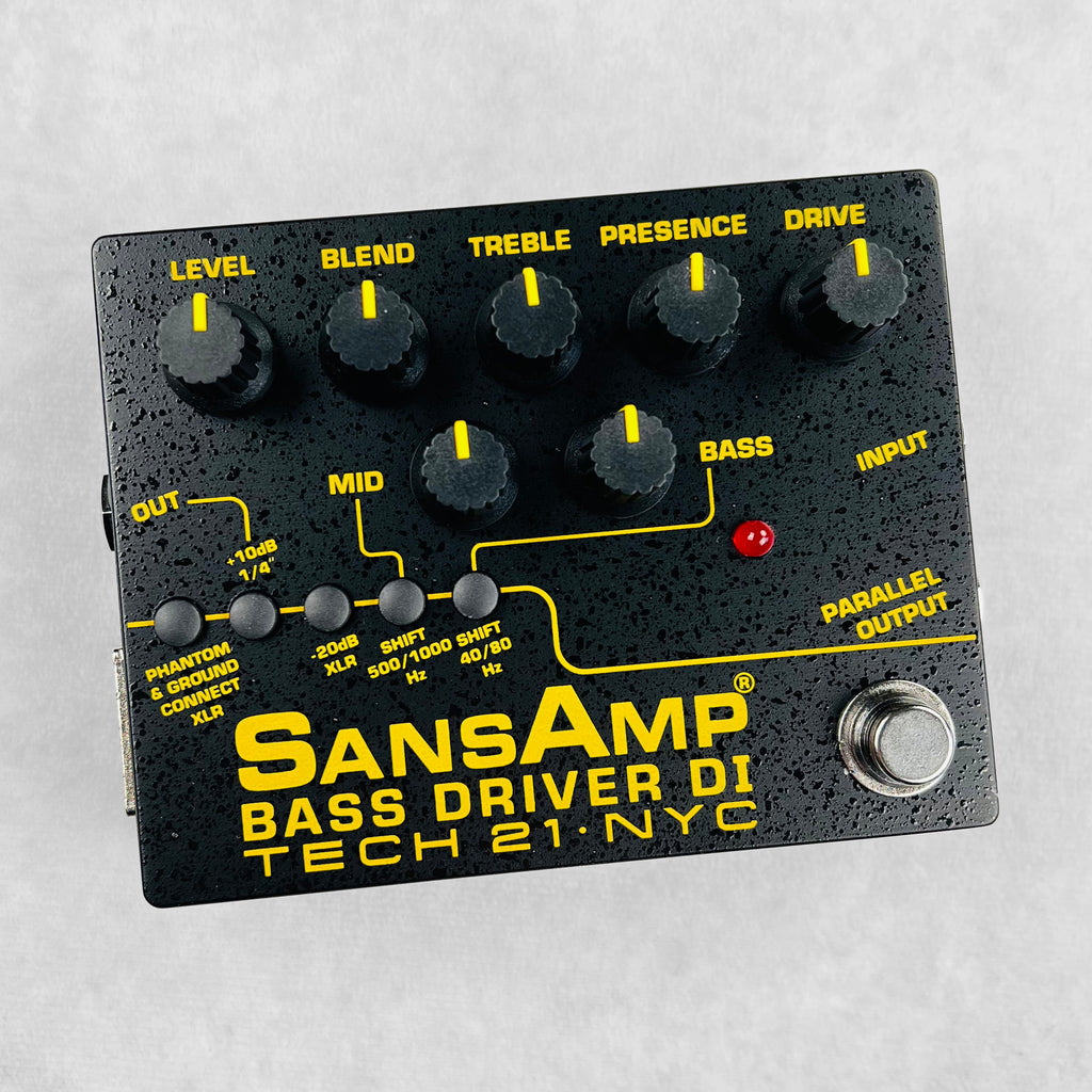 Tech 21 SansAmp Bass Driver DI V2 Pedal 2010s - Black - 1