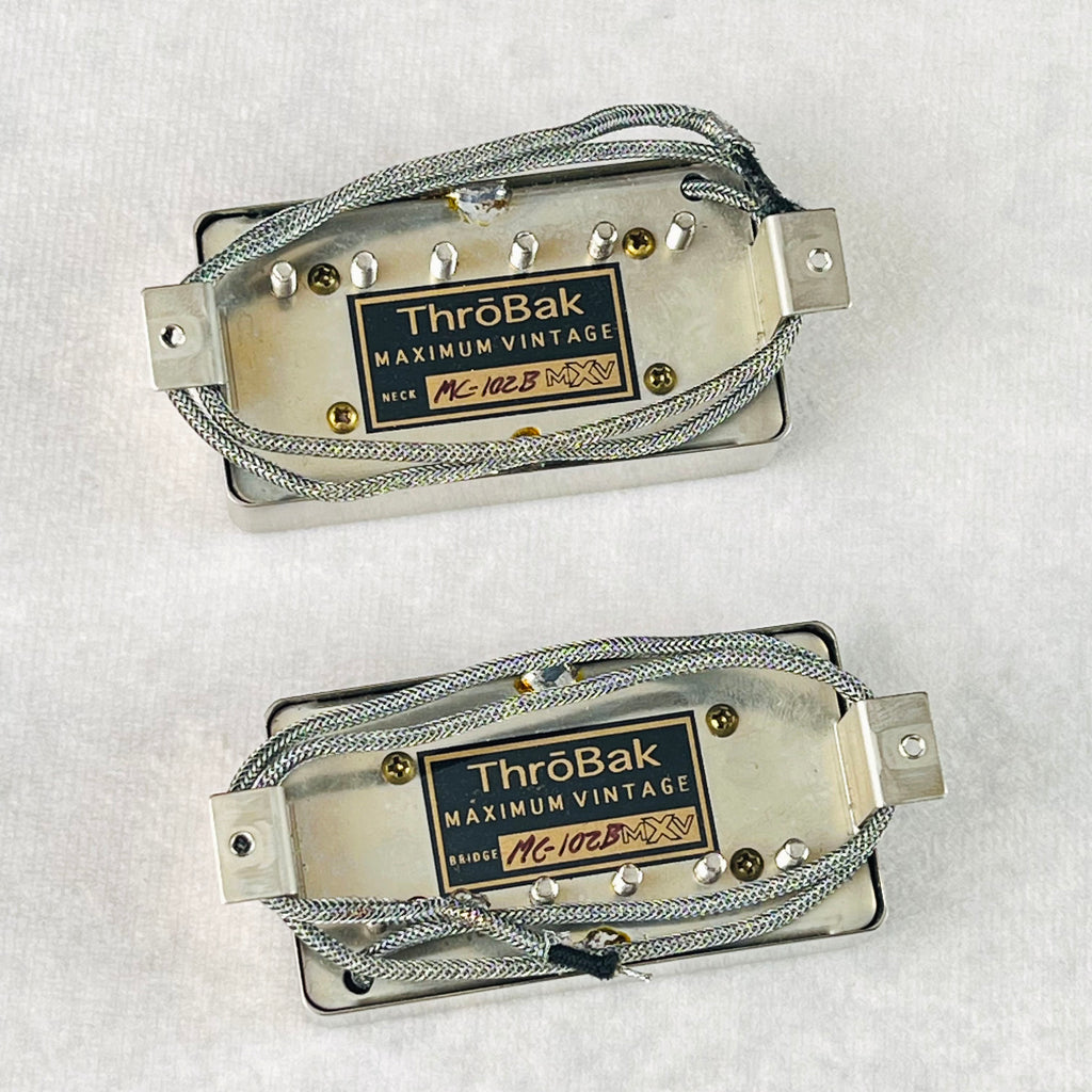 ThroBak MC-102B MXV Humbucker Pickup Set 2013 - Aged Nickel - 5