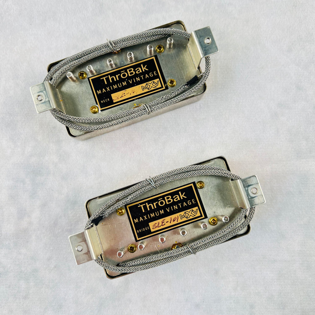 Throbak SLE-101 MXV Humbucker Pickup Set - Aged Nickel - 2