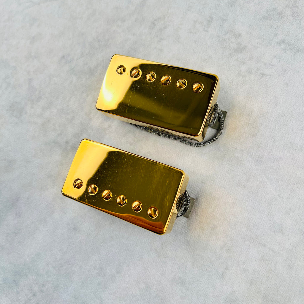 Throbak SLE-101 Plus MXV Humbucker Pickup Set - Gold - 3