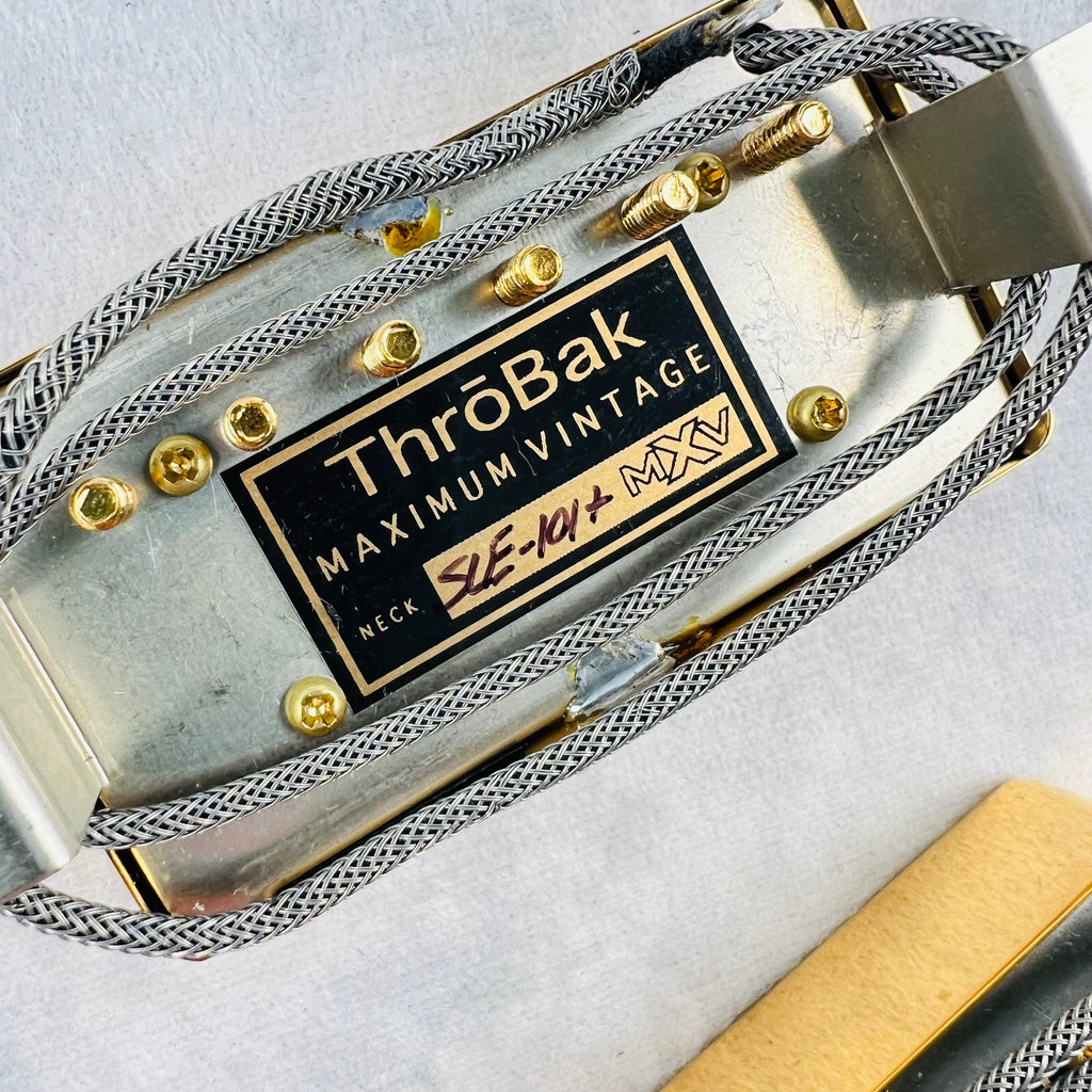 Throbak SLE-101 Plus MXV Humbucker Pickup Set - Gold - 6