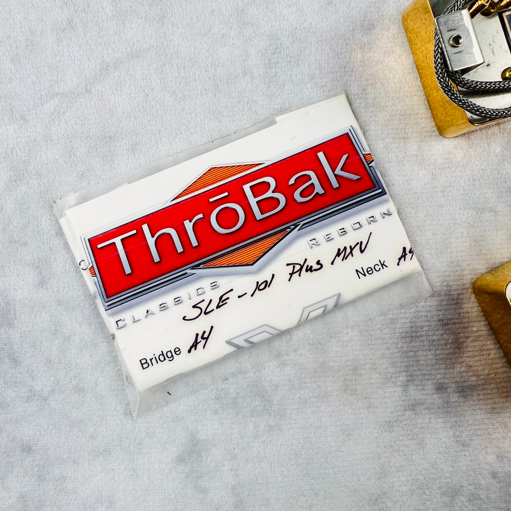 Throbak SLE-101 Plus MXV Humbucker Pickup Set - Gold - 7