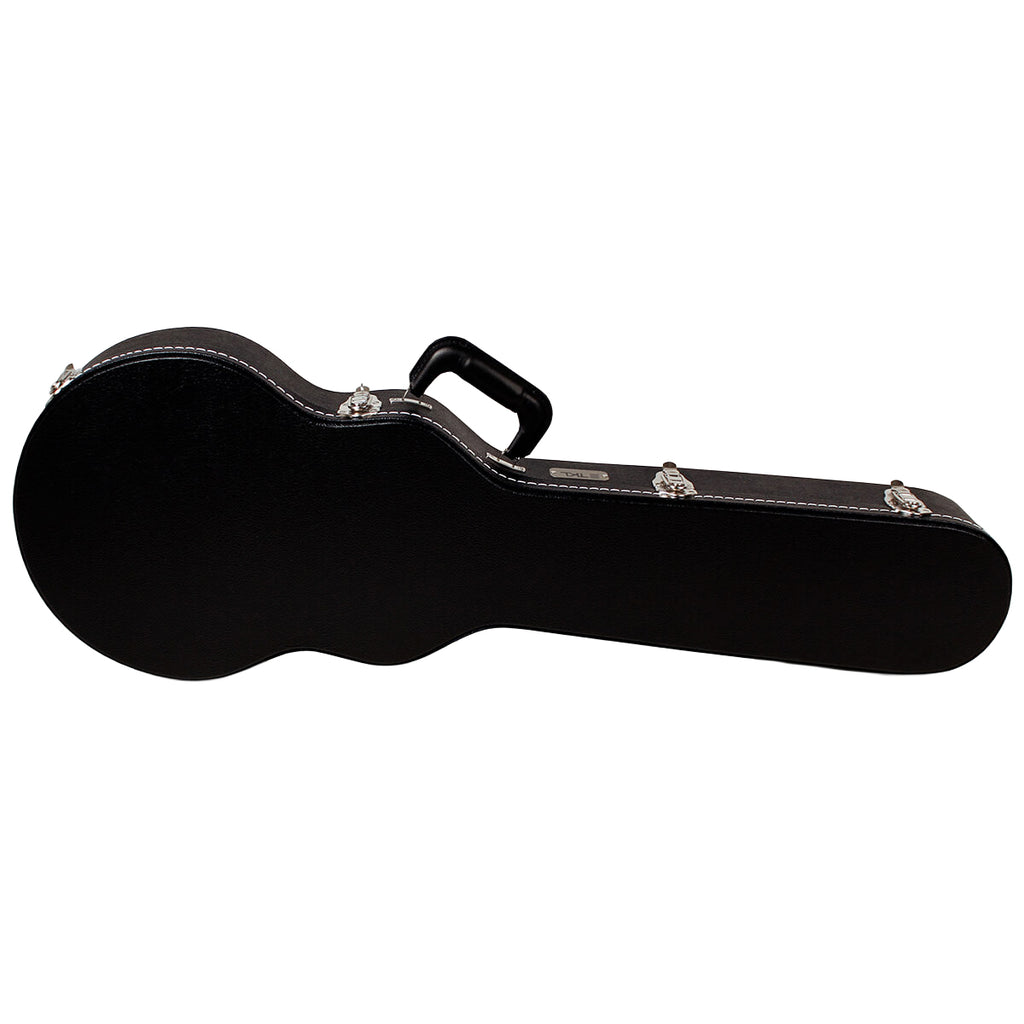 TKL Performer Single Cutaway Les Paul Style Guitar Hardshell Case - Black - 1