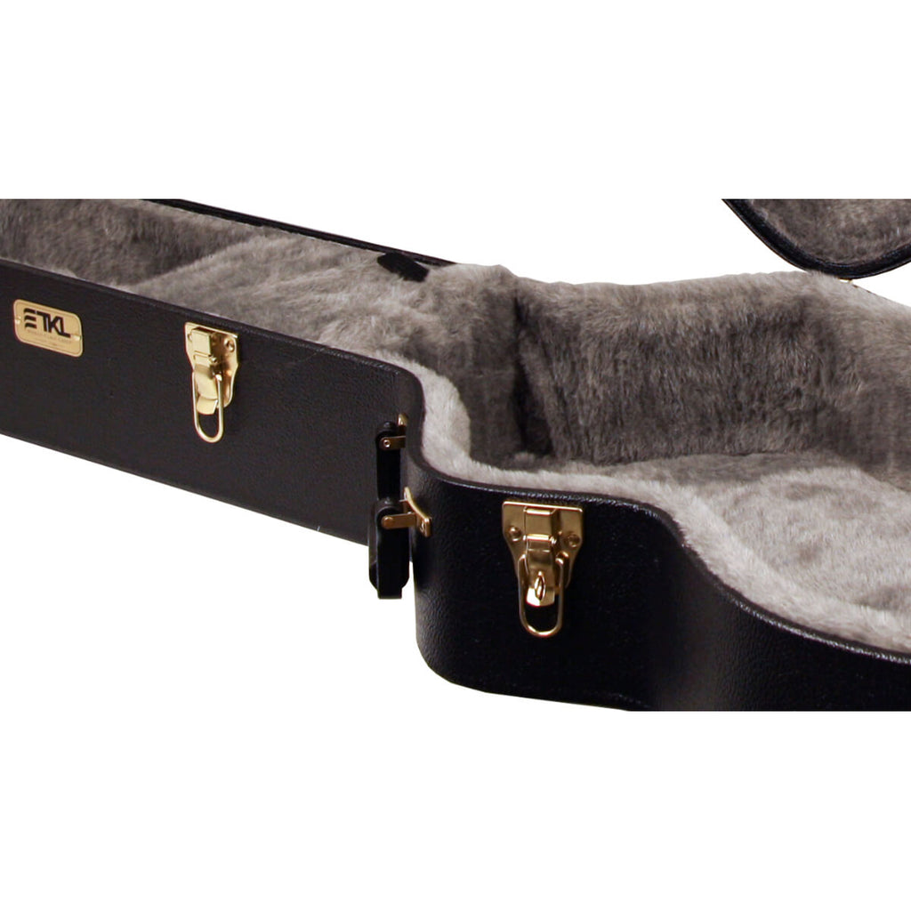 TKL Premier Jumbo 6/12 String Guitar Hardshell Case - Black - 4