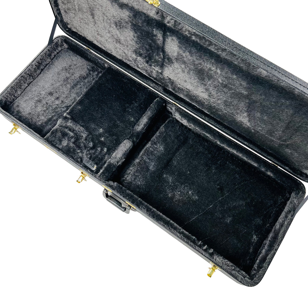 TKL Premier Rectangular Explorer Style Guitar Hardshell Case - Black - 7