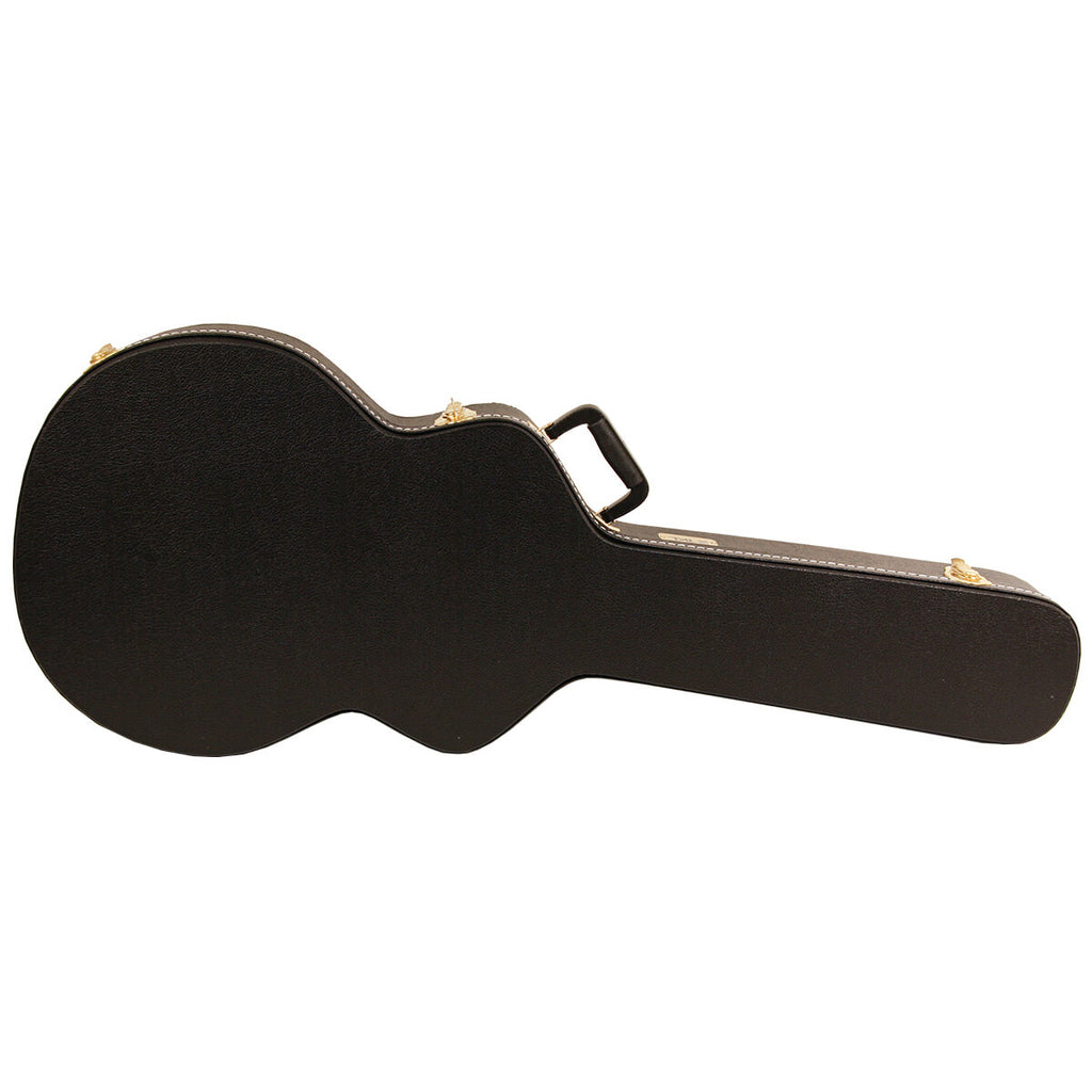 TKL Premier Semi-Hollow Thinline ES-335 Style Guitar Hardshell Case - Black - 1