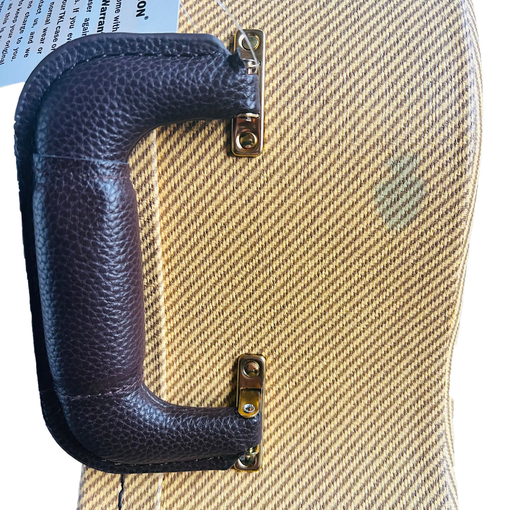 TKL Professional Dreadnought Archtop 6 String Guitar Case - Tweed - 7